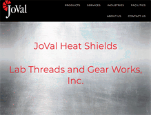 Tablet Screenshot of jovalmachine.com